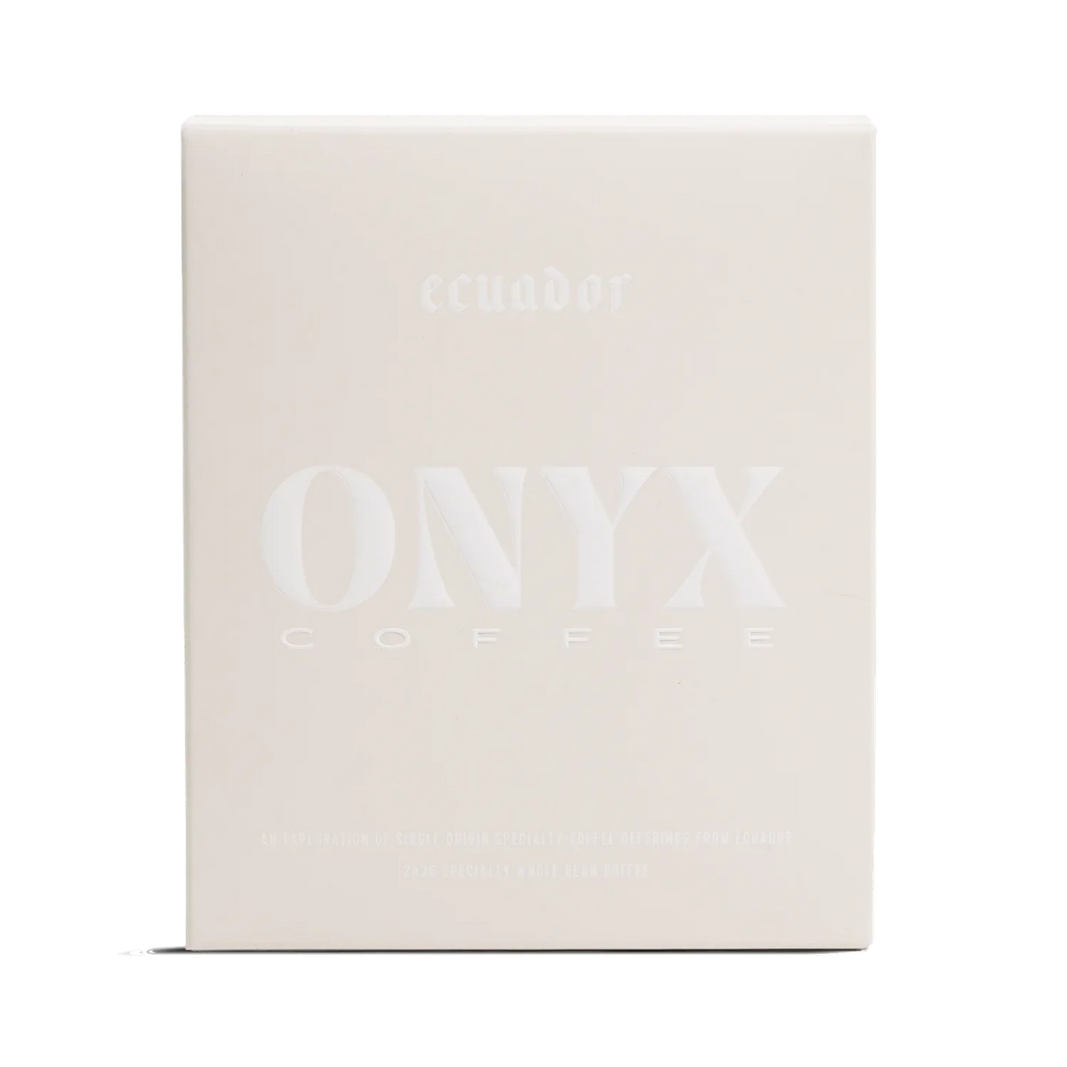 Onyx Coffee Lab Ecuador La Soledad Sidra Natural coffee bag